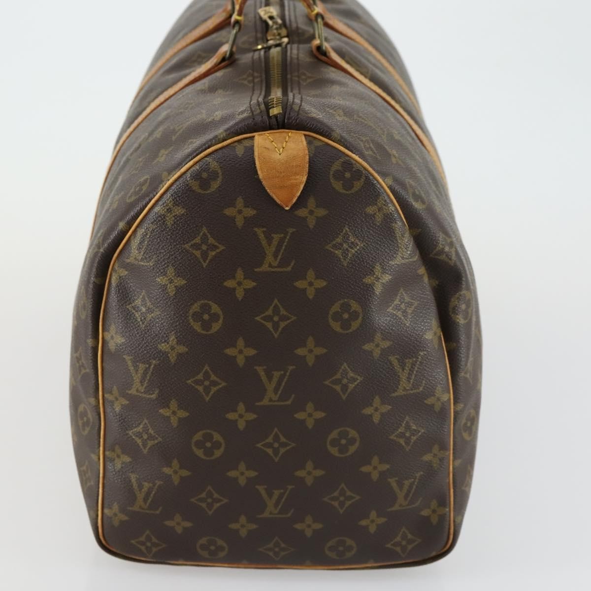 Louis Vuitton Keepall Monogram Canvas Brown Canvas Travel Bag Bag (Pre-Owned)
