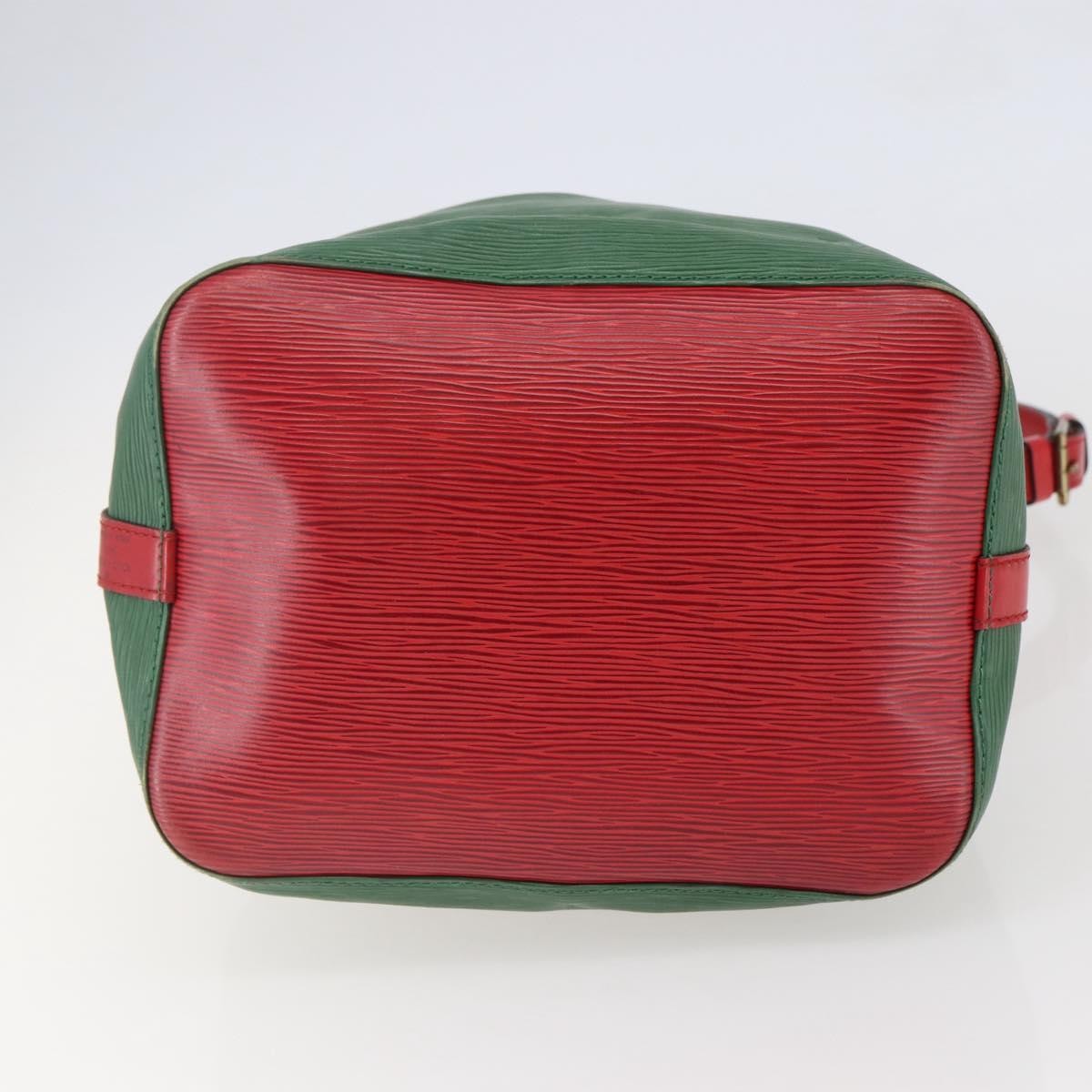 Louis Vuitton Bicolor Petit Noe Epi Leather Green Leather Bag (Pre-Owned)