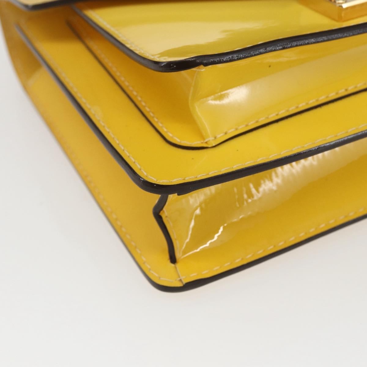 Louis Vuitton Monceau Vernis Yellow Patent_Leather Handbag (Pre-Owned)