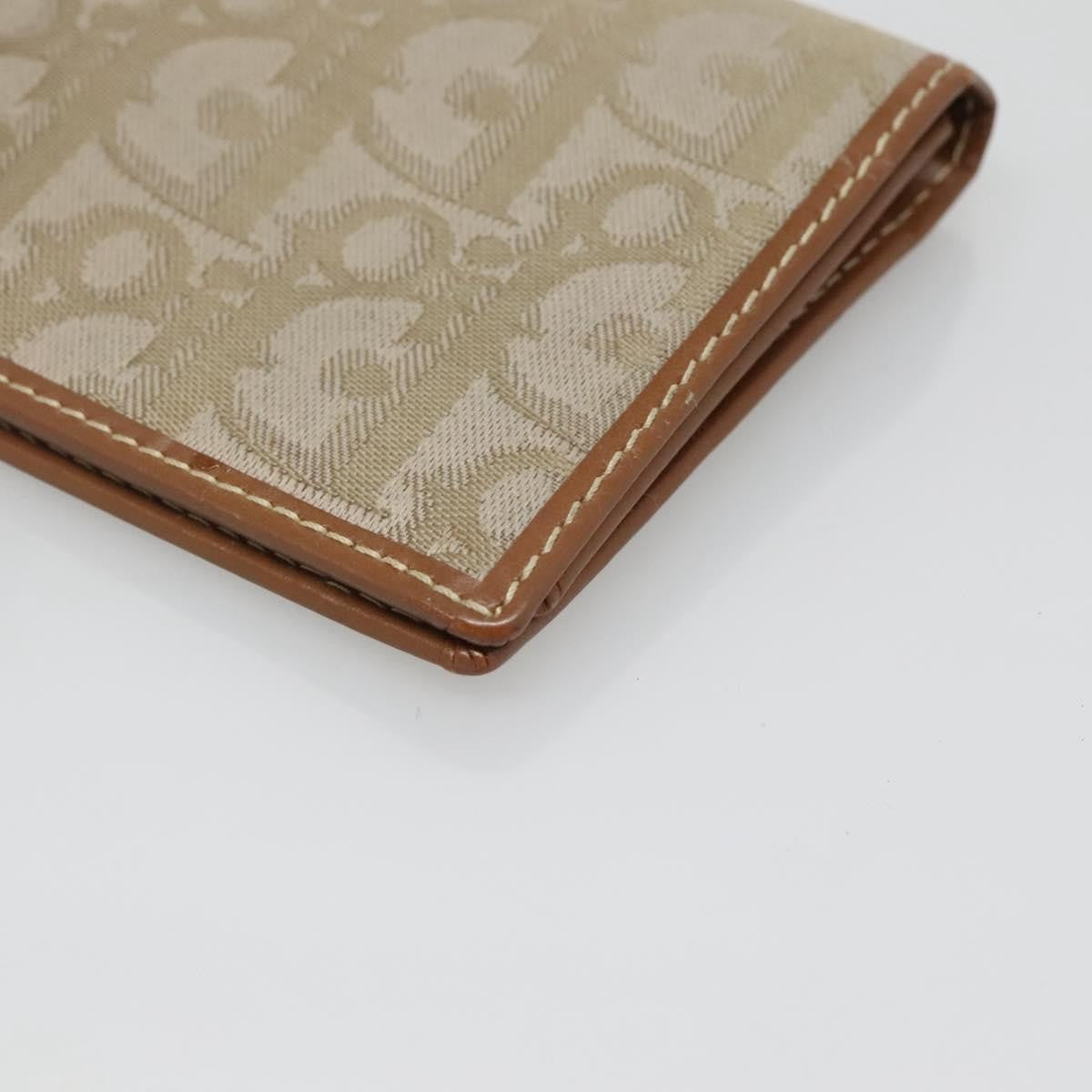 Christian Dior Trotter French Diorissimo Canvas Green Canvas Wallets Accessory (Pre-Owned)