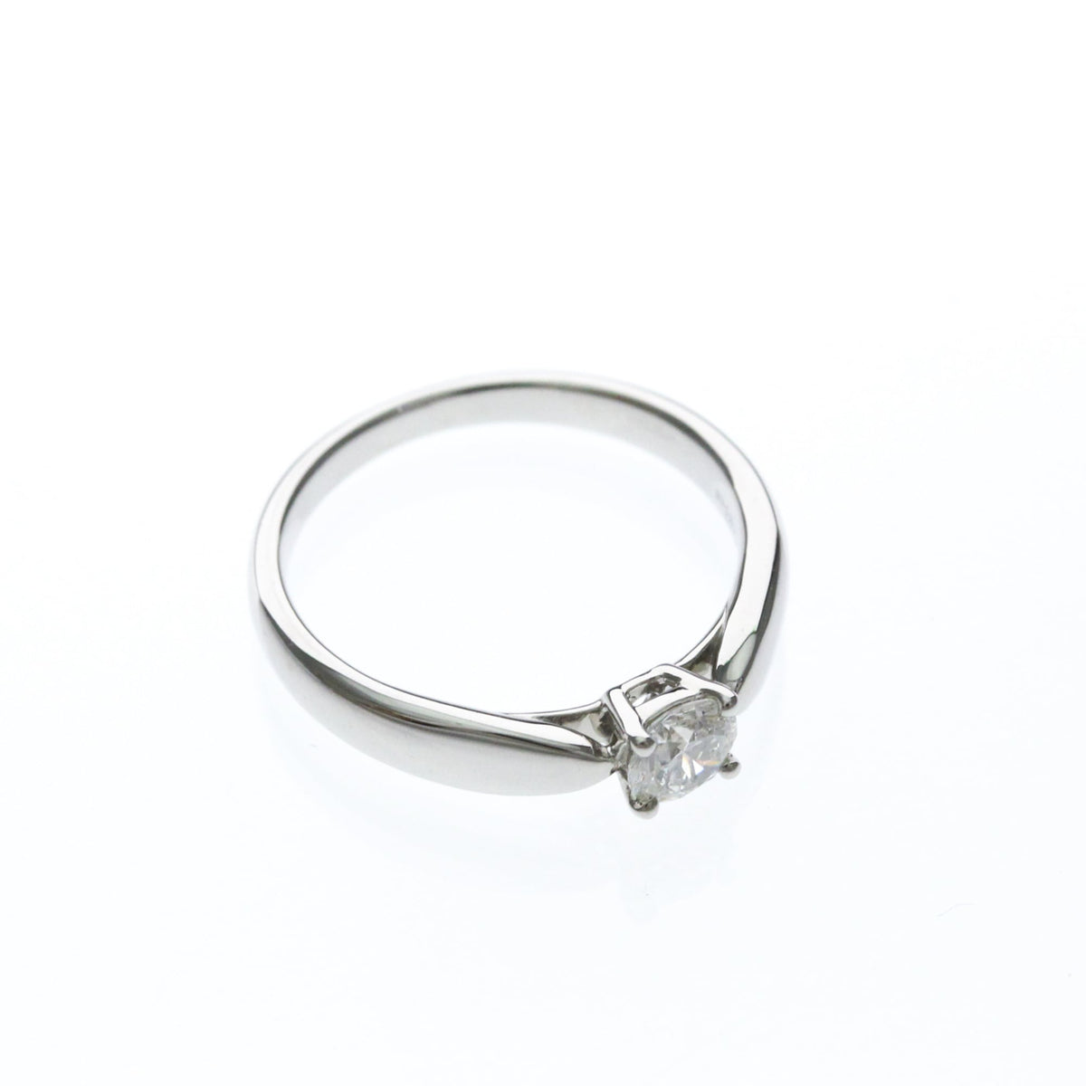 Tiffany & Co. Harmony Solitaire Platinum And Pave Diamonds With Rbc Diamond G/Vs1 Silver Platinum Ring Jewelry (Pre-Owned)