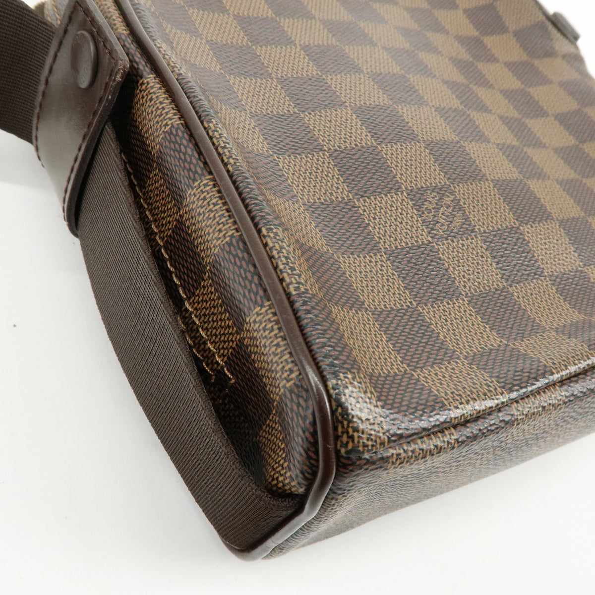 Louis Vuitton Olav Damier Brown Canvas Handbag (Pre-Owned)