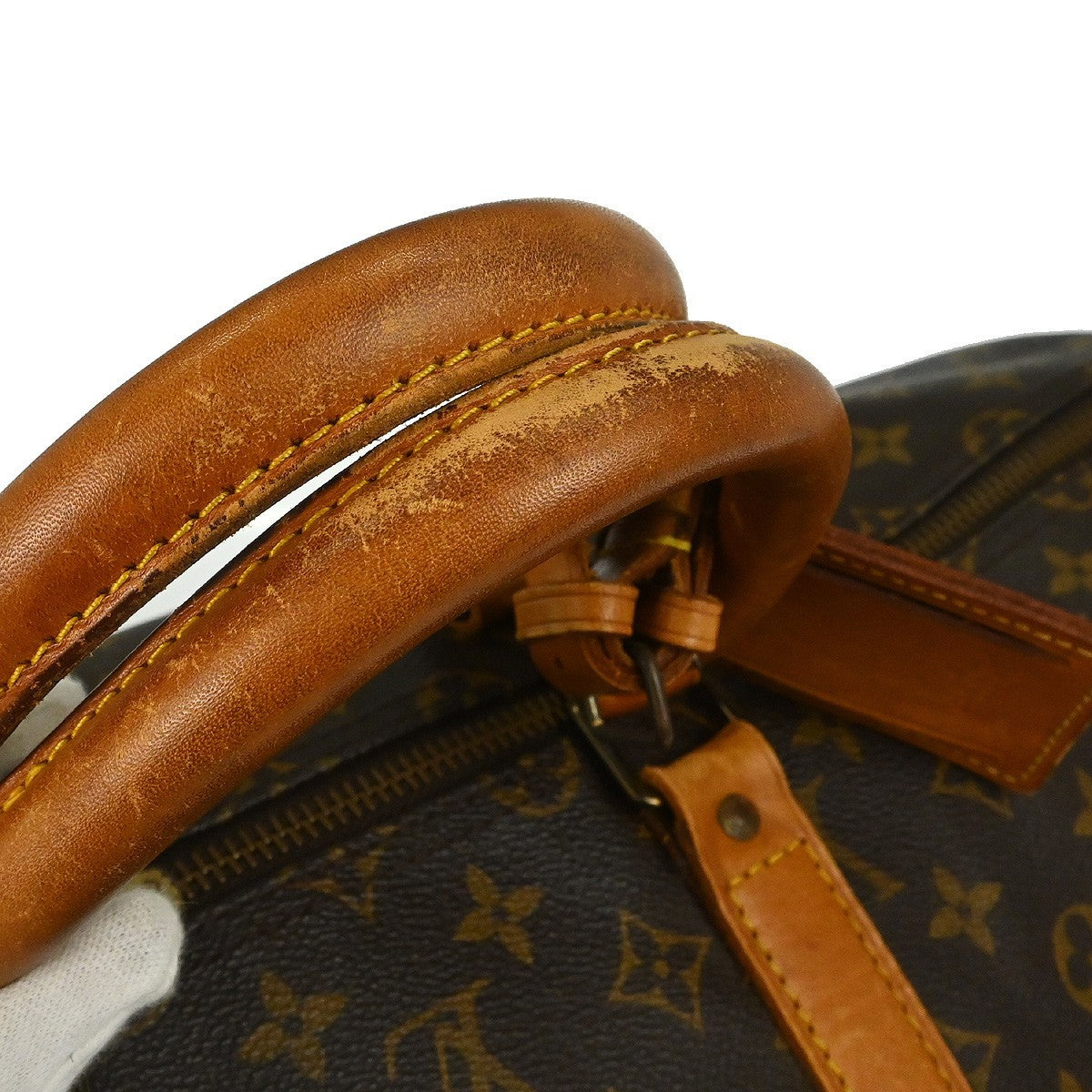 Louis Vuitton Keepall Monogram Canvas Brown Canvas Travel Bag Bag (Pre-Owned)