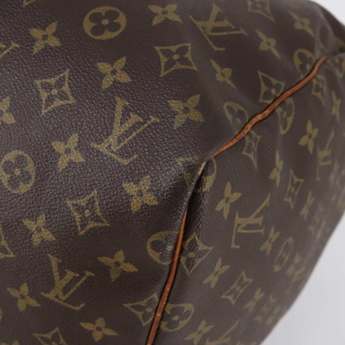 Louis Vuitton Keepall Monogram Canvas Brown Canvas Travel Bag Bag (Pre-Owned)