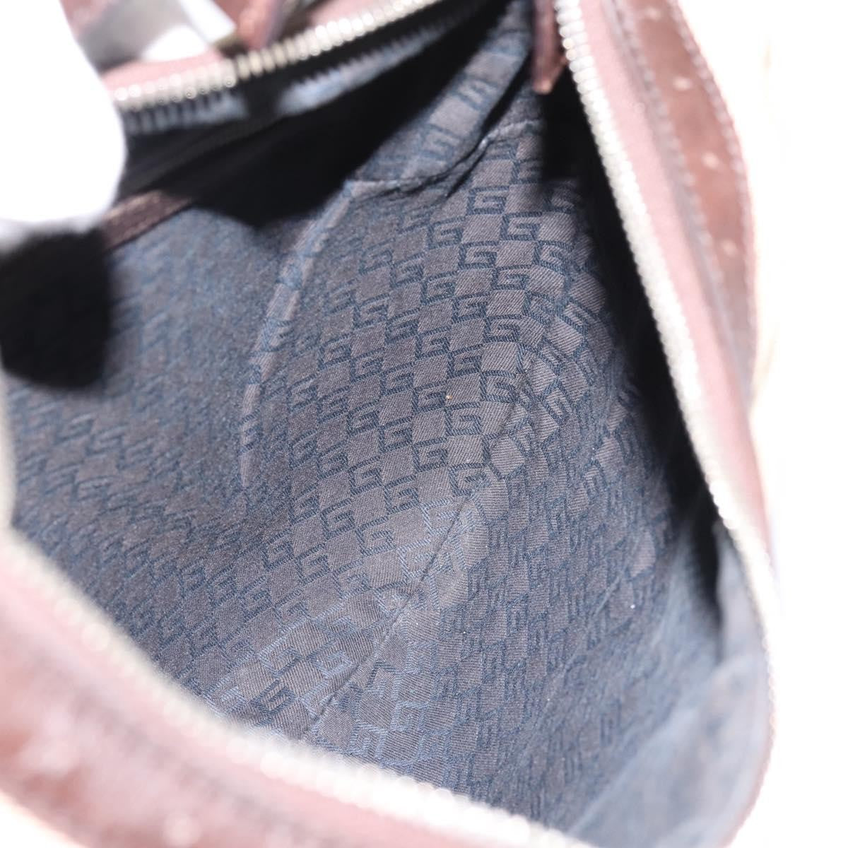 Gucci Reins Web Hobo Canvas Beige Canvas Shoulder Bag Bag (Pre-Owned)