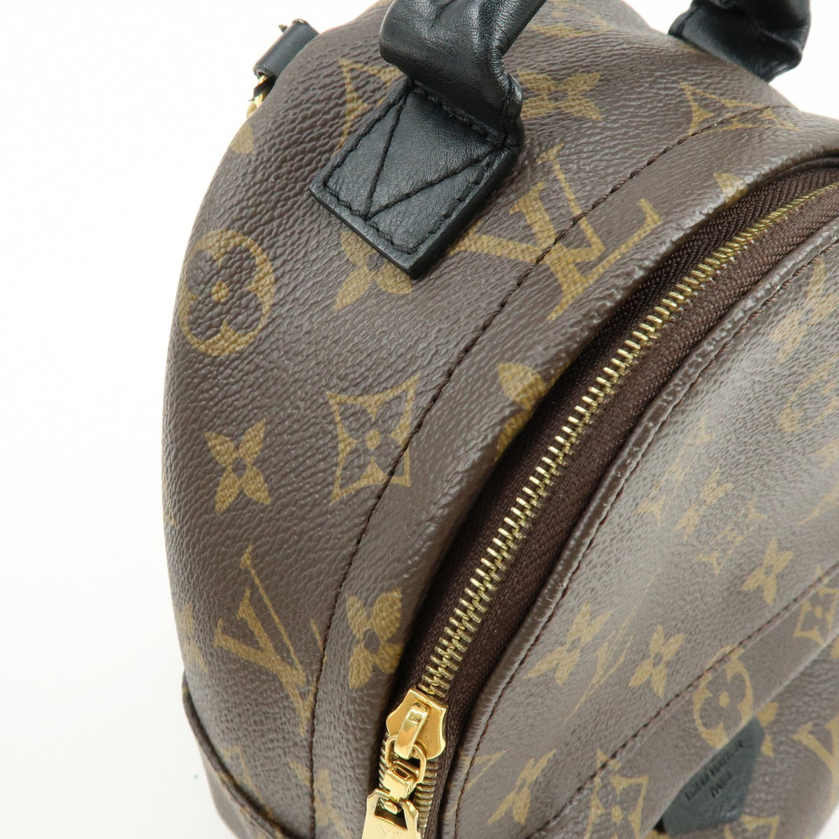 Louis Vuitton Palm Springs Monogram Canvas Brown Canvas Backpack Bag (Pre-Owned)