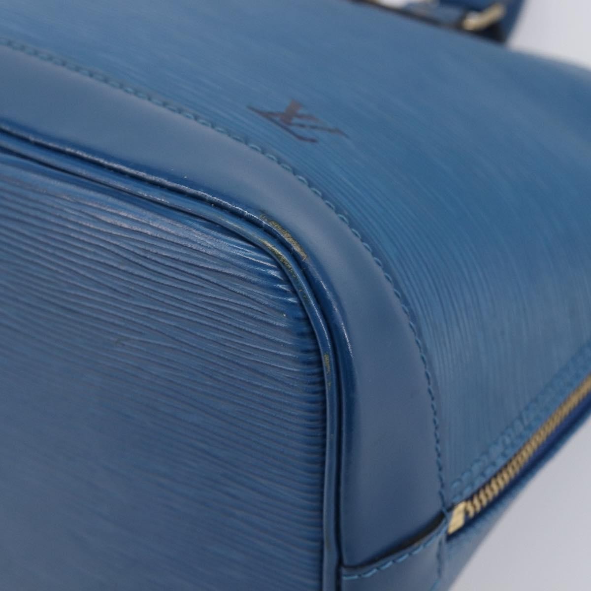 Louis Vuitton Alma Epi Leather Blue Leather Handbag (Pre-Owned)