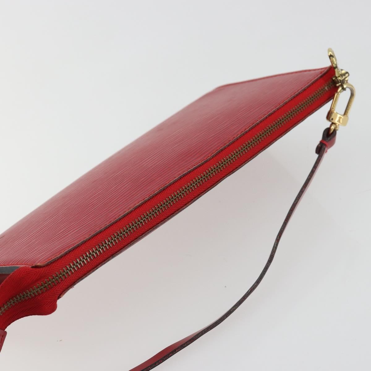 Louis Vuitton Pochette Accessoires Epi Red Leather Clutche & Pouche Bag (Pre-Owned)