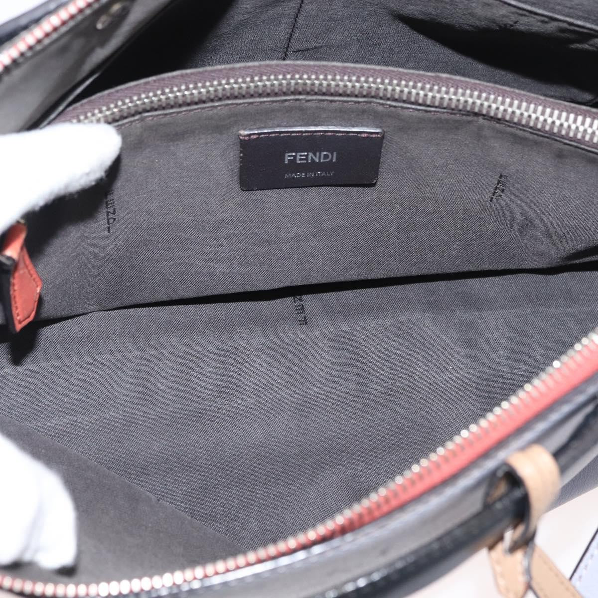 Fendi By The Way Satchel Leather Purple Leather Handbag (Pre-Owned)