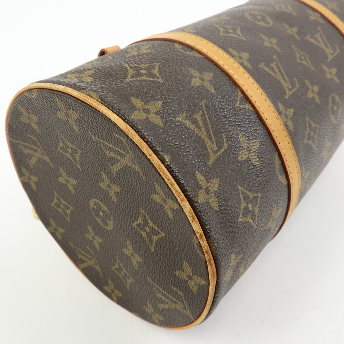 Louis Vuitton Papillon Monogram Canvas Brown Canvas Handbag (Pre-Owned)