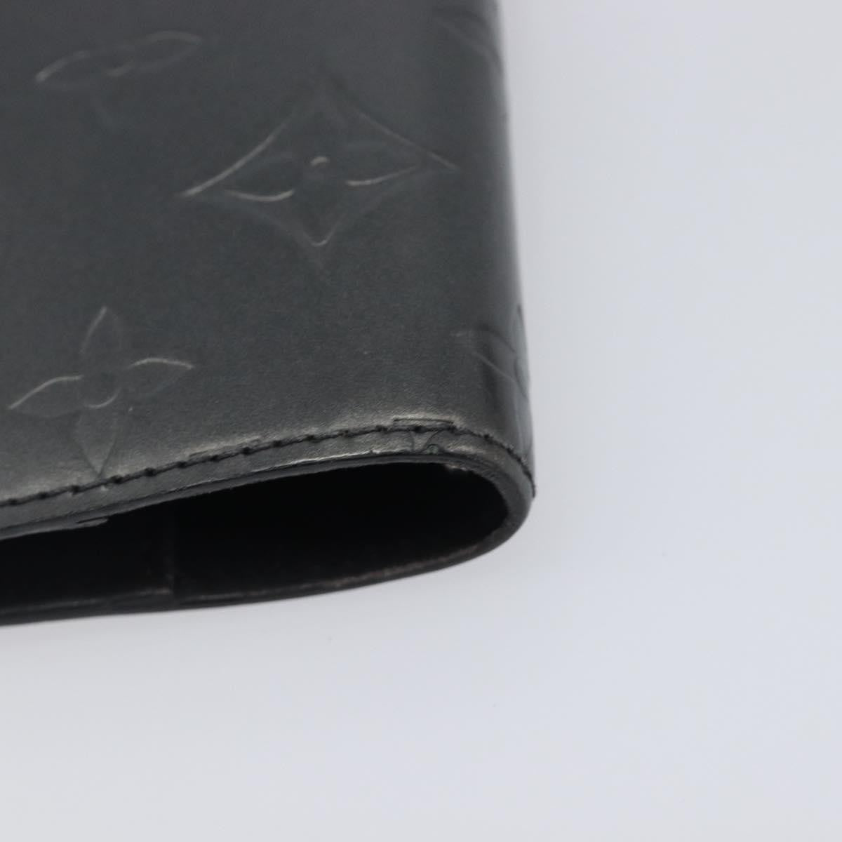Louis Vuitton Agenda Cover Patent Leather Black Canvas Wallets Accessory (Pre-Owned)