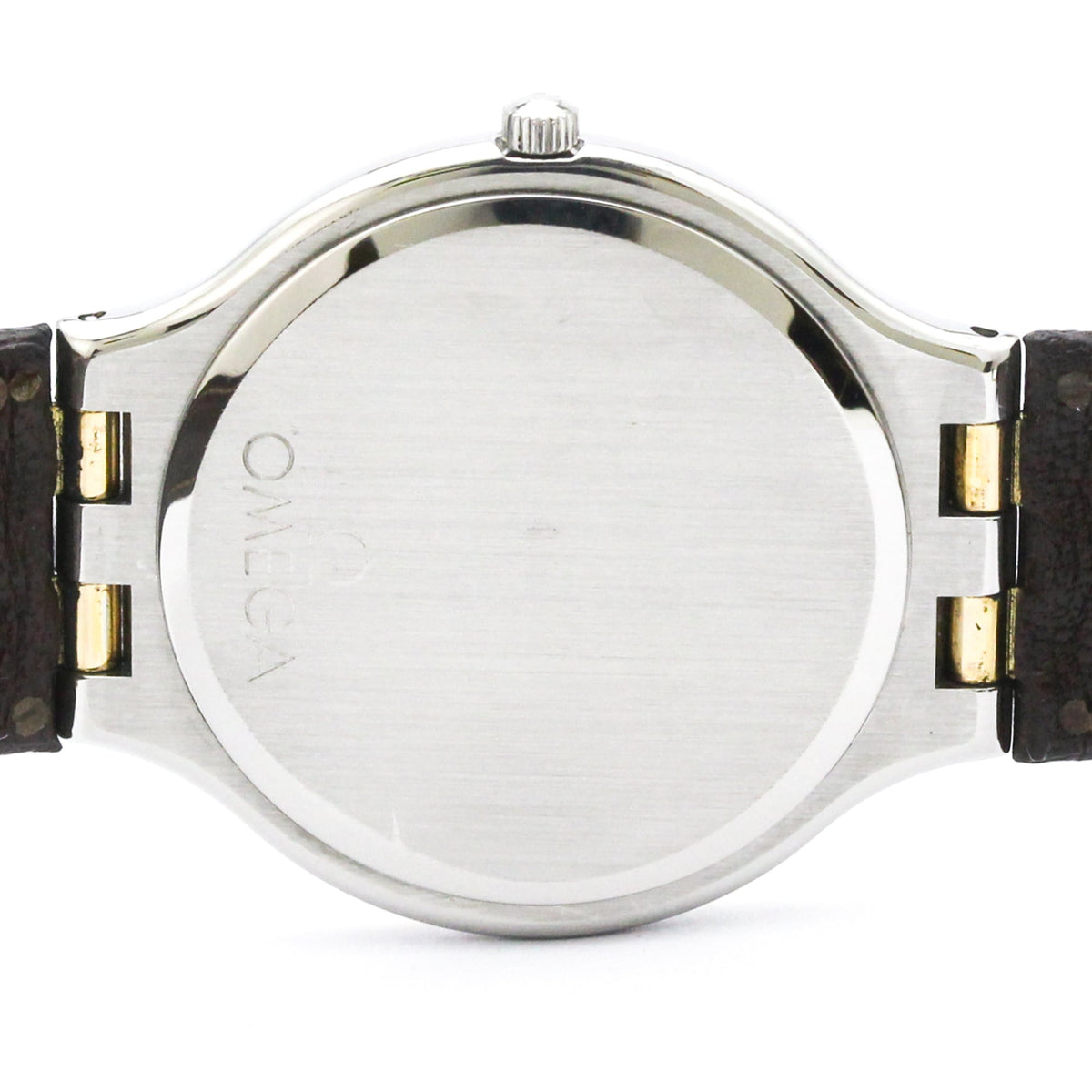 Omega De Ville Quartz Stainless Steel And Yellow Gold Watch (Pre-Owned)