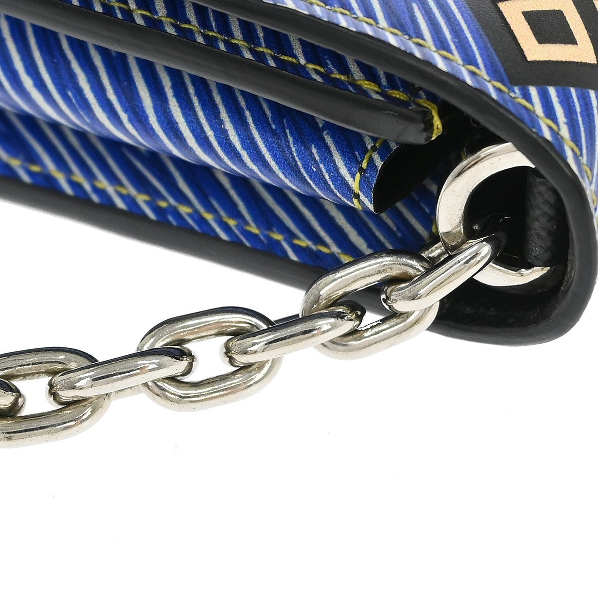 Louis Vuitton Twist Chain Limited Edition Azteque Epi Leather Blue Leather Shoulder Bag Bag (Pre-Owned)