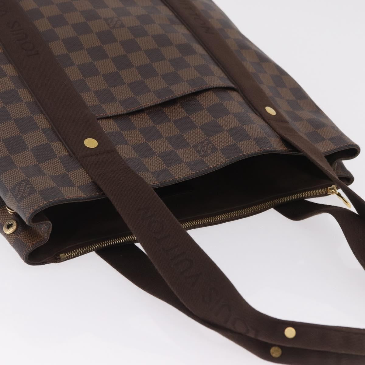 Louis Vuitton Cabas Beaubourg Damier Brown Canvas Tote Bag Bag (Pre-Owned)