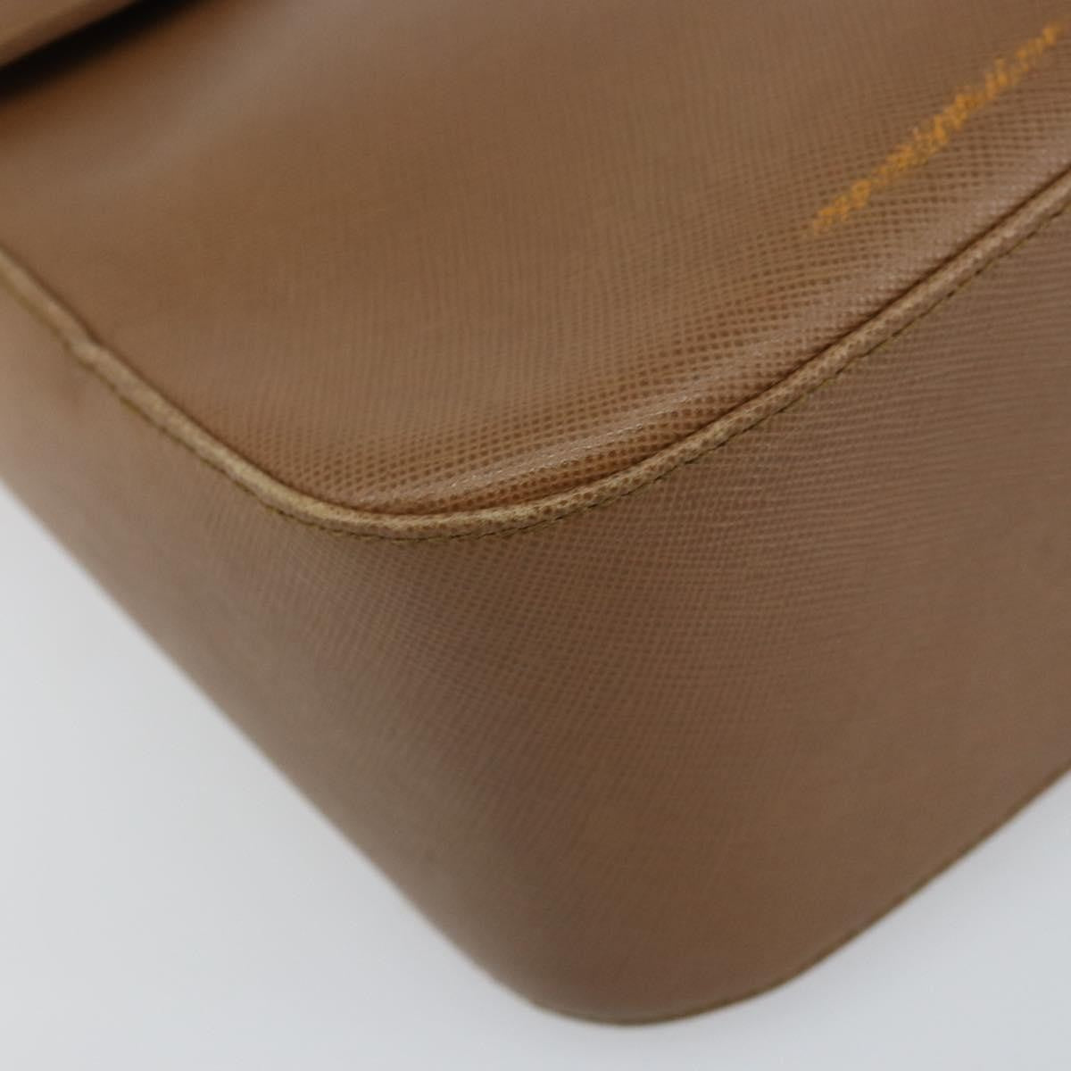 Salvatore Ferragamo Vintage Leather Brown Leather Handbag (Pre-Owned)