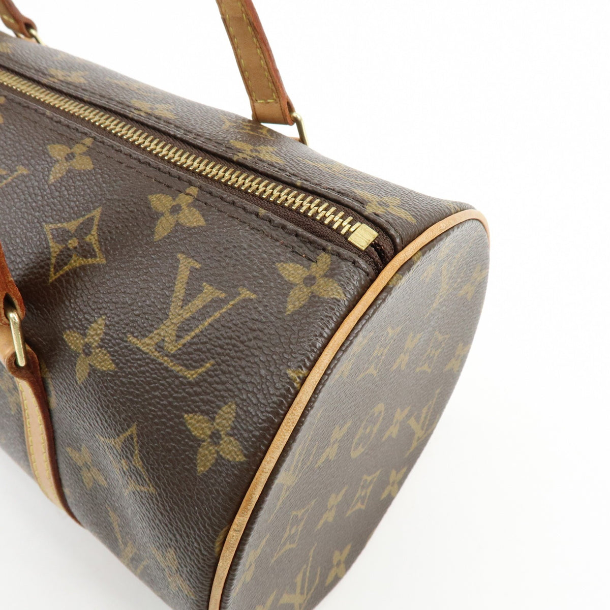 Louis Vuitton Papillon Monogram Canvas Brown Canvas Handbag (Pre-Owned)
