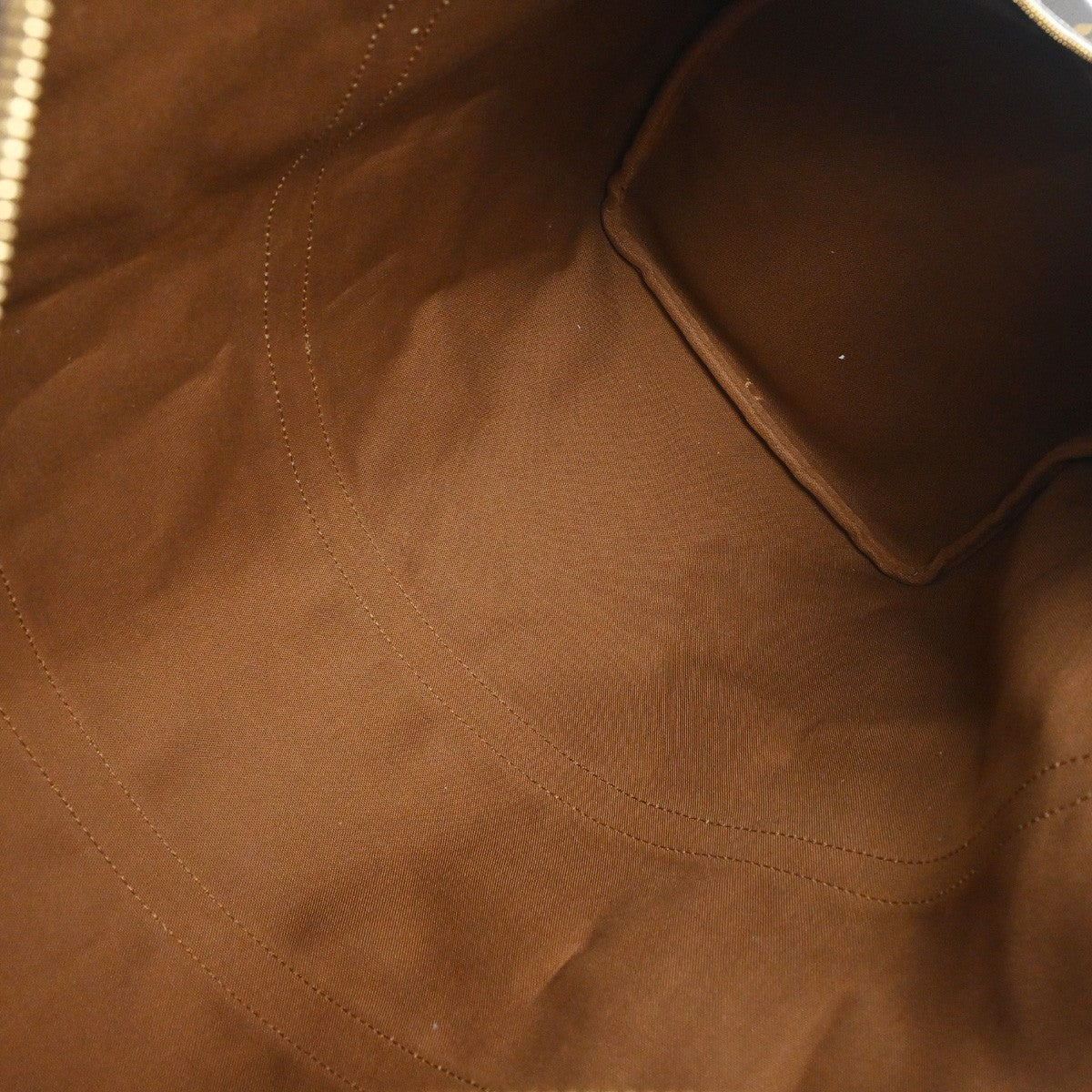 Louis Vuitton Keepall Monogram Brown Canvas Travel Bag Bag (Pre-Owned)