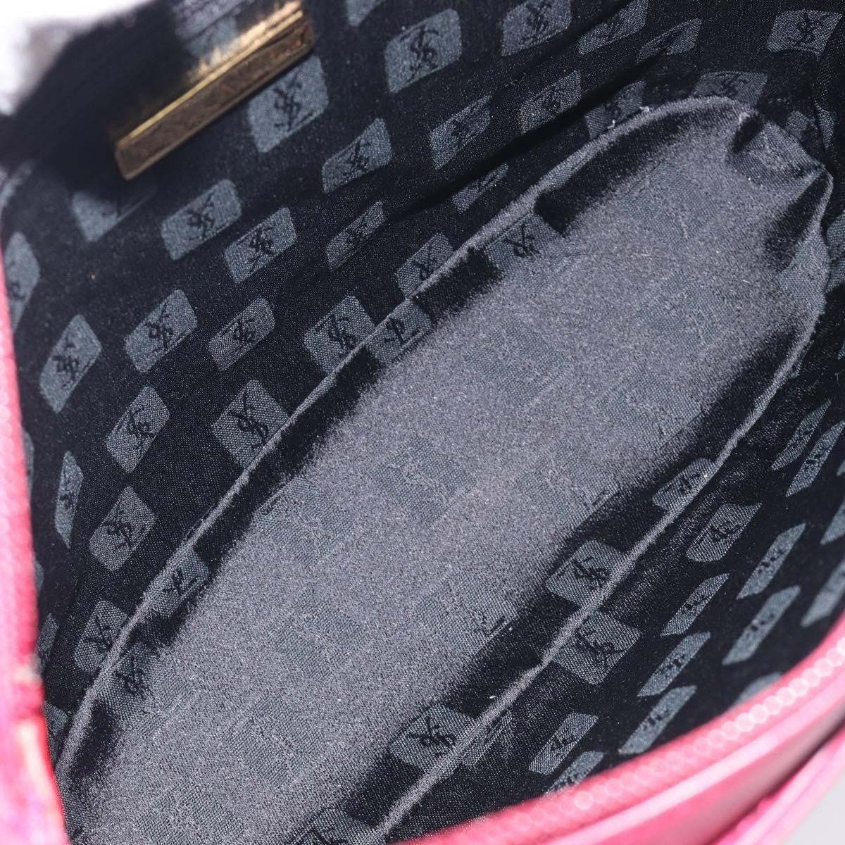 Saint Laurent Vintage Shoulder Bag Leather Burgundy Leather Shoulder Bag Bag (Pre-Owned)