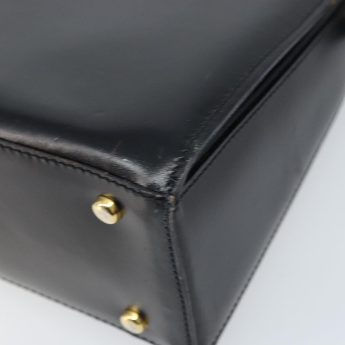 Celine Vintage Leather Black Leather Shoulder Bag Bag (Pre-Owned)