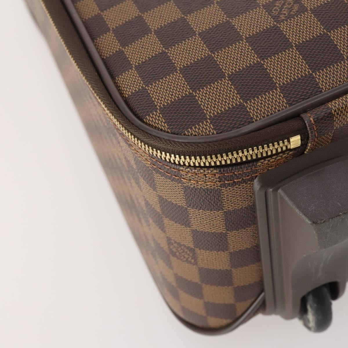 Louis Vuitton Pegase Business Luggage Damier Ebene Black Canvas Travel Bag Bag (Pre-Owned)