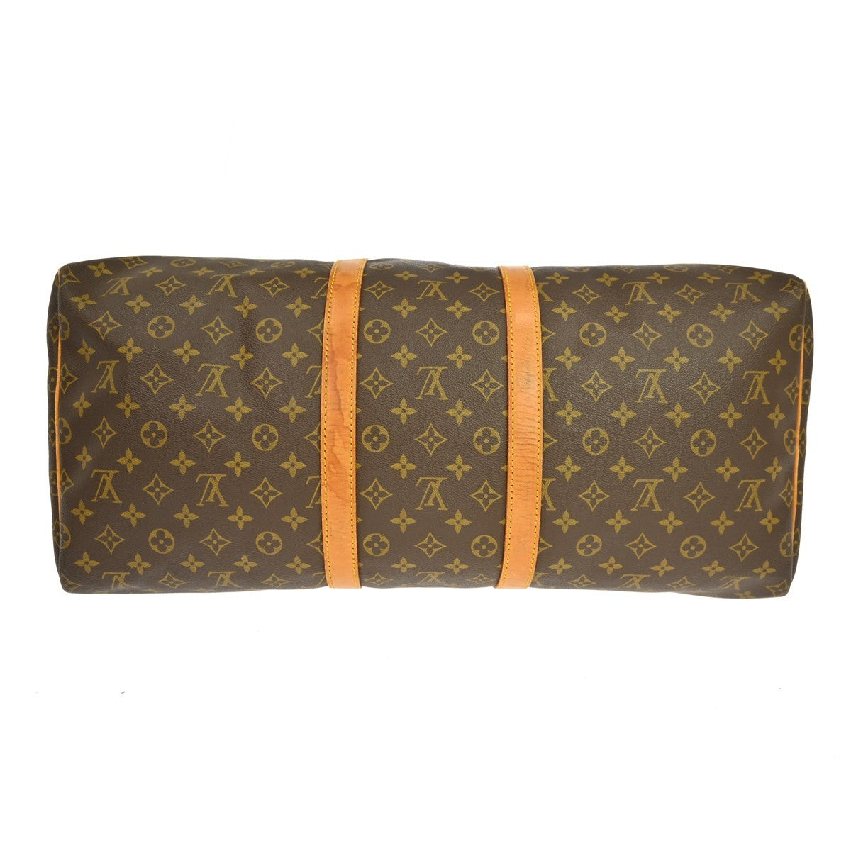 Louis Vuitton Keepall Monogram Canvas Brown Canvas Travel Bag Bag (Pre-Owned)