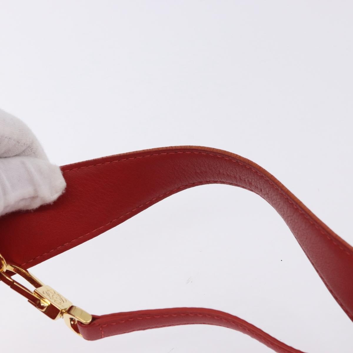 Loewe Vintage Leather Red Leather Shoulder Bag Bag (Pre-Owned)