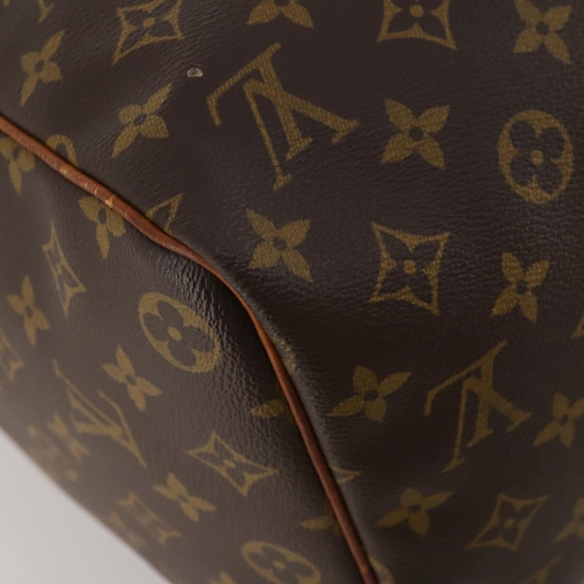 Louis Vuitton Keepall Monogram Canvas Brown Canvas Travel Bag Bag (Pre-Owned)