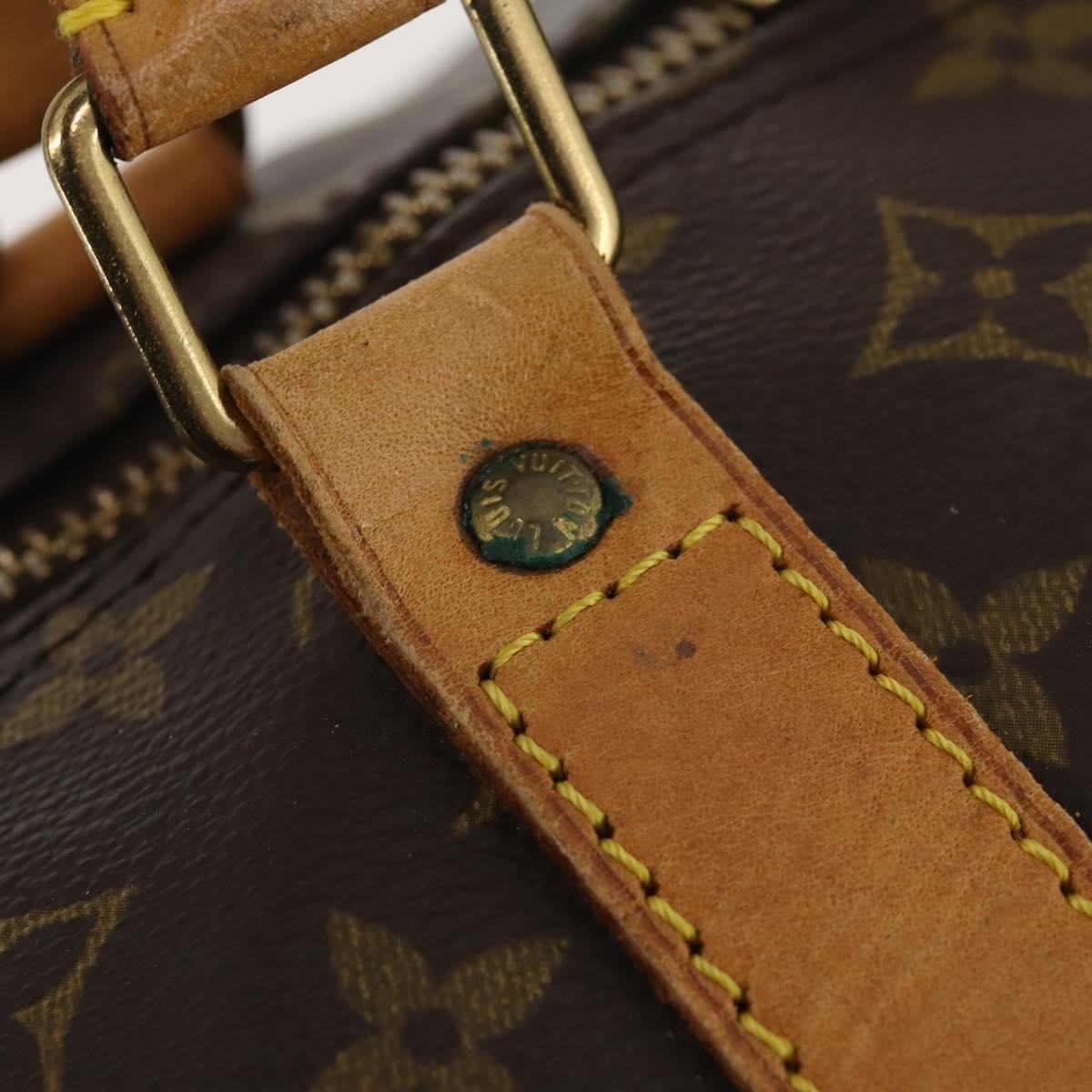 Louis Vuitton Keepall Monogram Canvas Brown Canvas Travel Bag Bag (Pre-Owned)