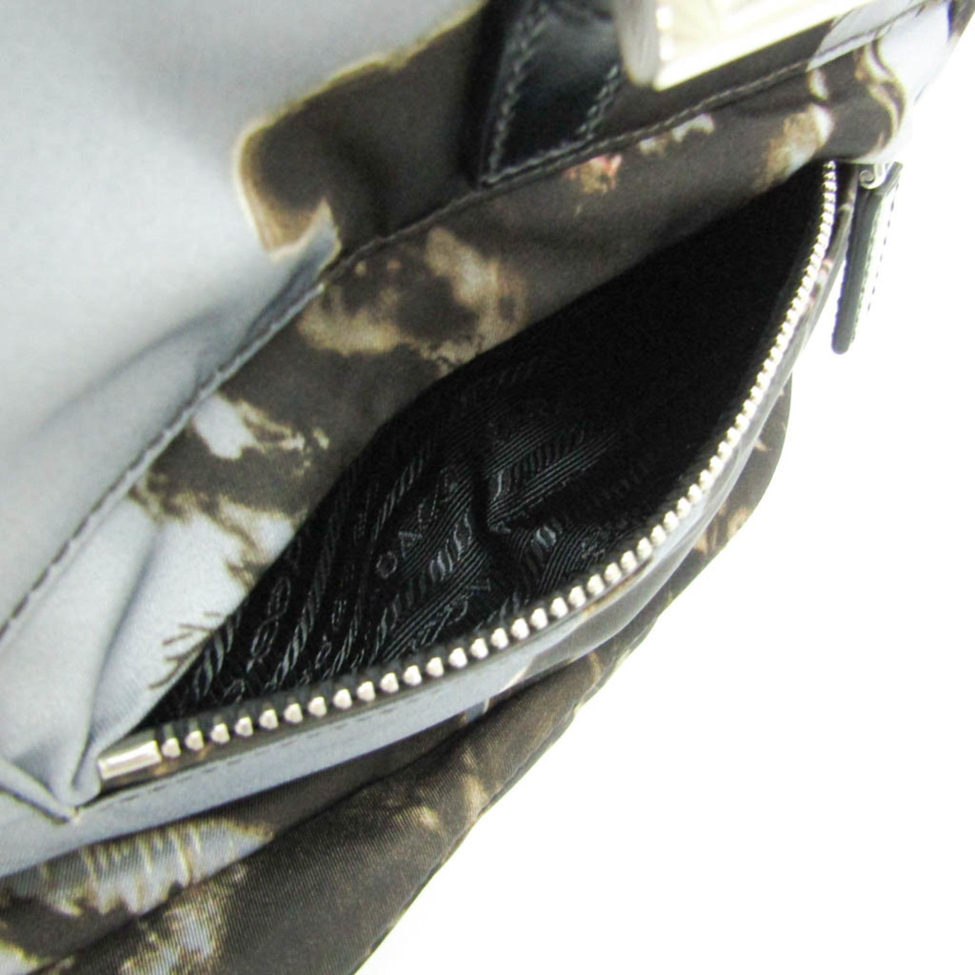 Prada Camouflage Tessuto Multicolour Nylon Backpack Bag (Pre-Owned)