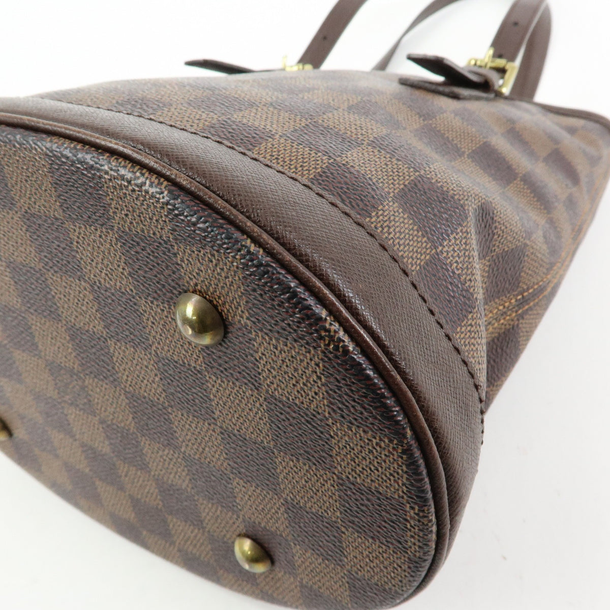 Louis Vuitton Marais Bucket Damier Brown Canvas Handbag (Pre-Owned)
