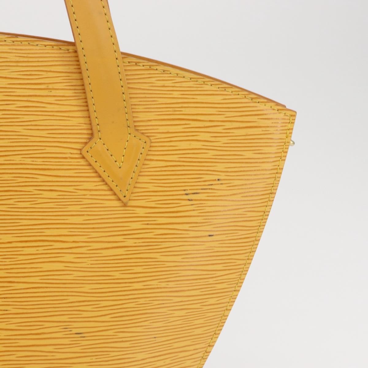 Louis Vuitton Saint Jacques Epi Leather Yellow Leather Handbag (Pre-Owned)