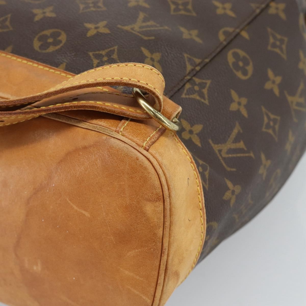 Louis Vuitton Vintage Montsouris Monogram Canvas Brown Canvas Backpack Bag (Pre-Owned)
