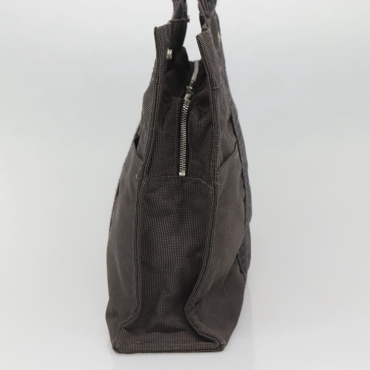 Hermes Fourre-Tout Herline Fourre-Tout Herline Gray Canvas Bag (Pre-Owned)