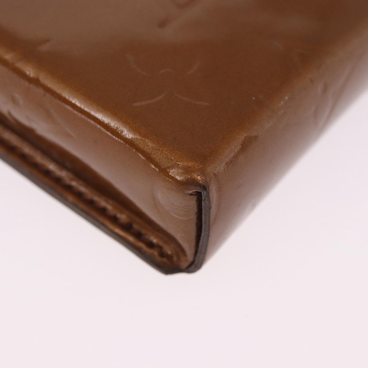Louis Vuitton Walker Monogram Vernis Brown Patent_Leather Wallets Accessory (Pre-Owned)