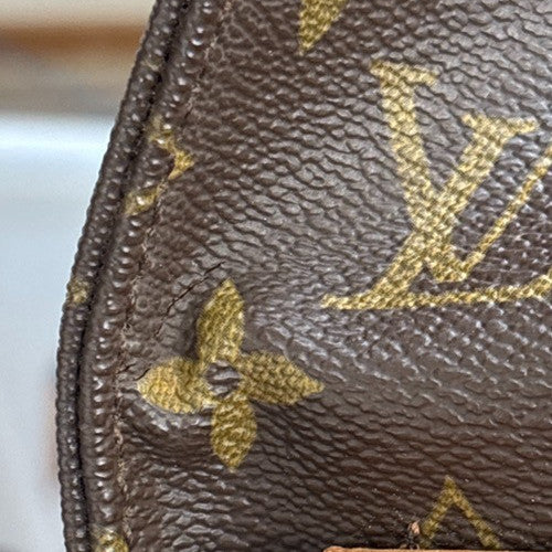 Louis Vuitton Cartouchiere Monogram Canvas Brown Canvas Handbag (Pre-Owned)