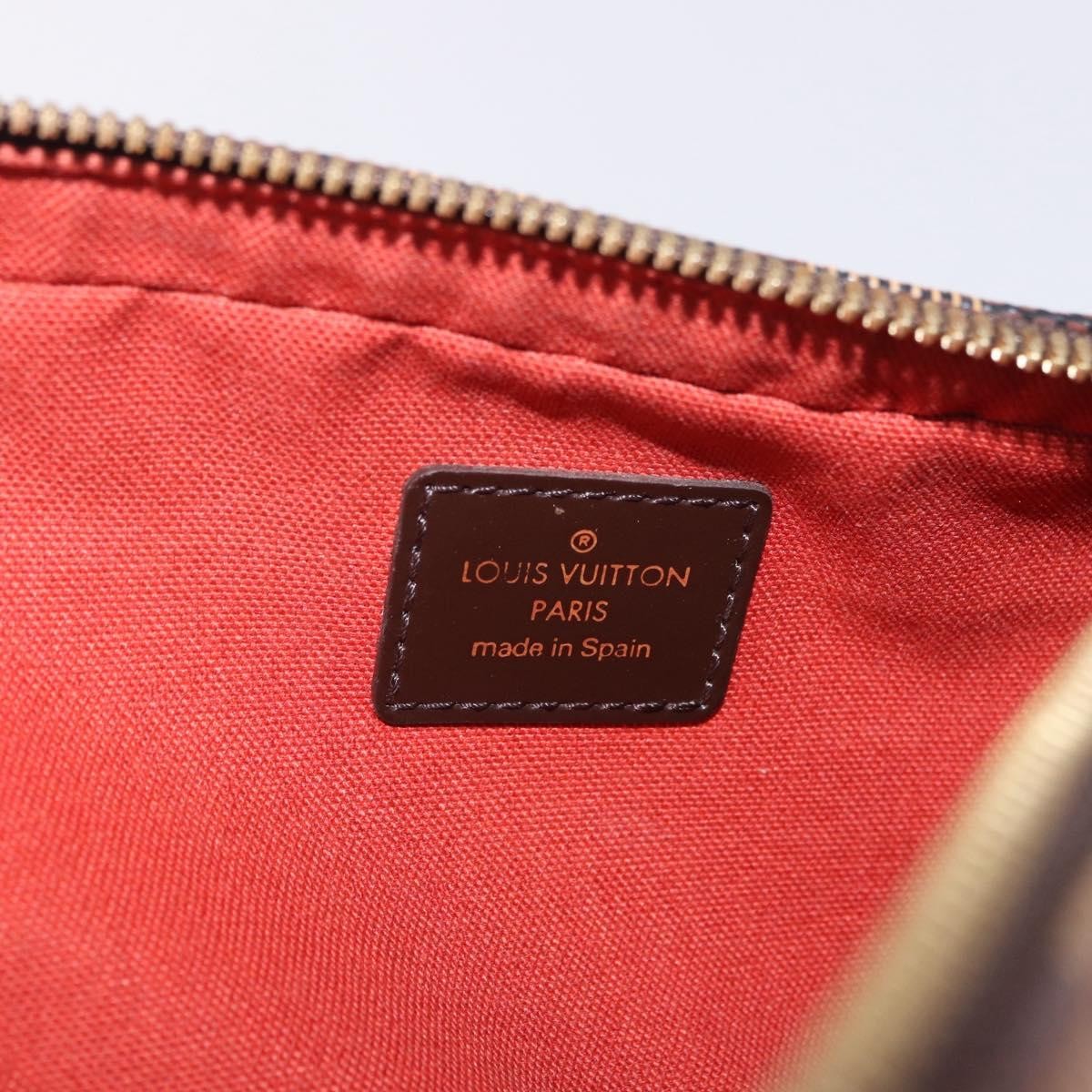 Louis Vuitton Geronimos Damier Brown Canvas Clutche & Pouche Bag (Pre-Owned)