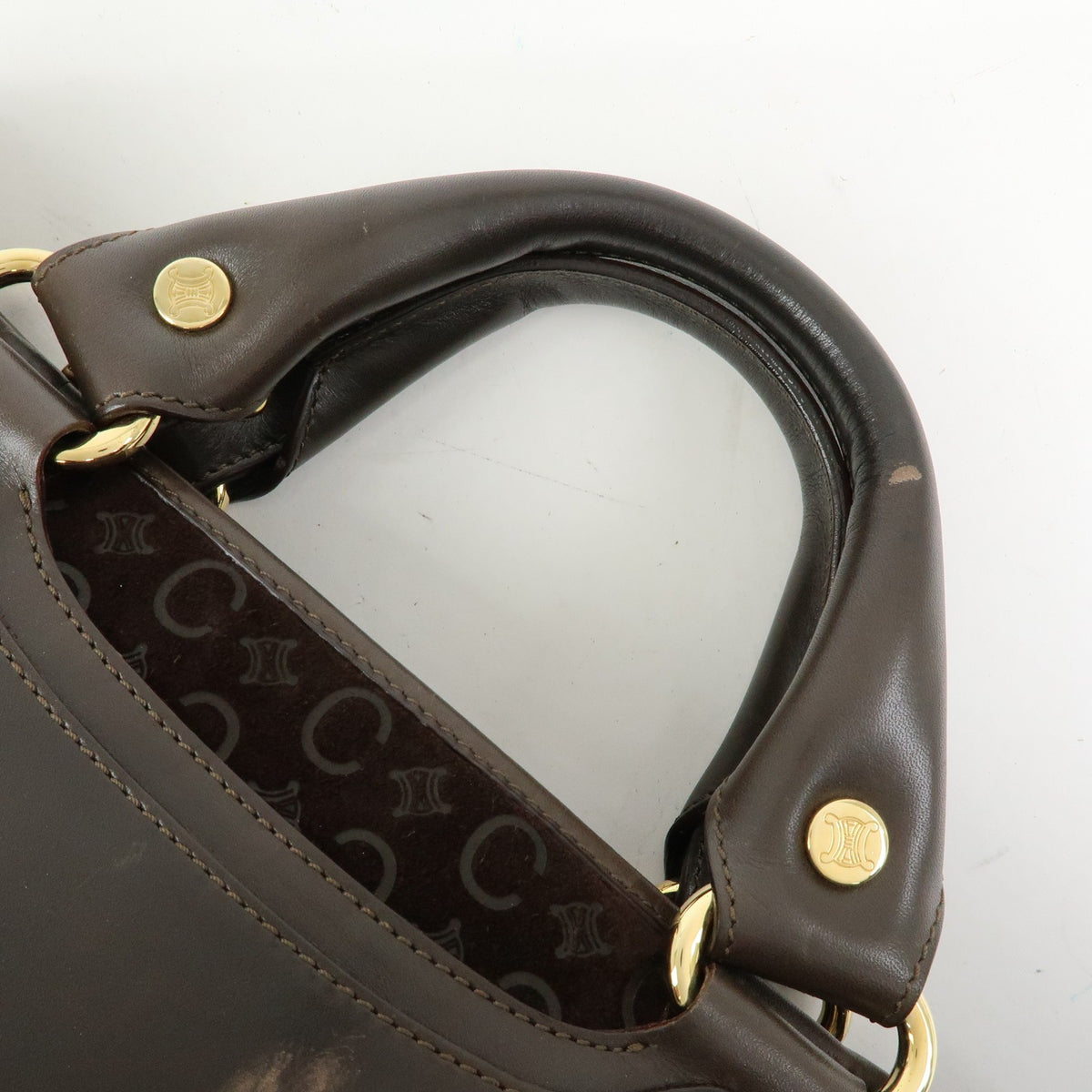 Celine Boogie Suede Brown Suede Handbag (Pre-Owned)
