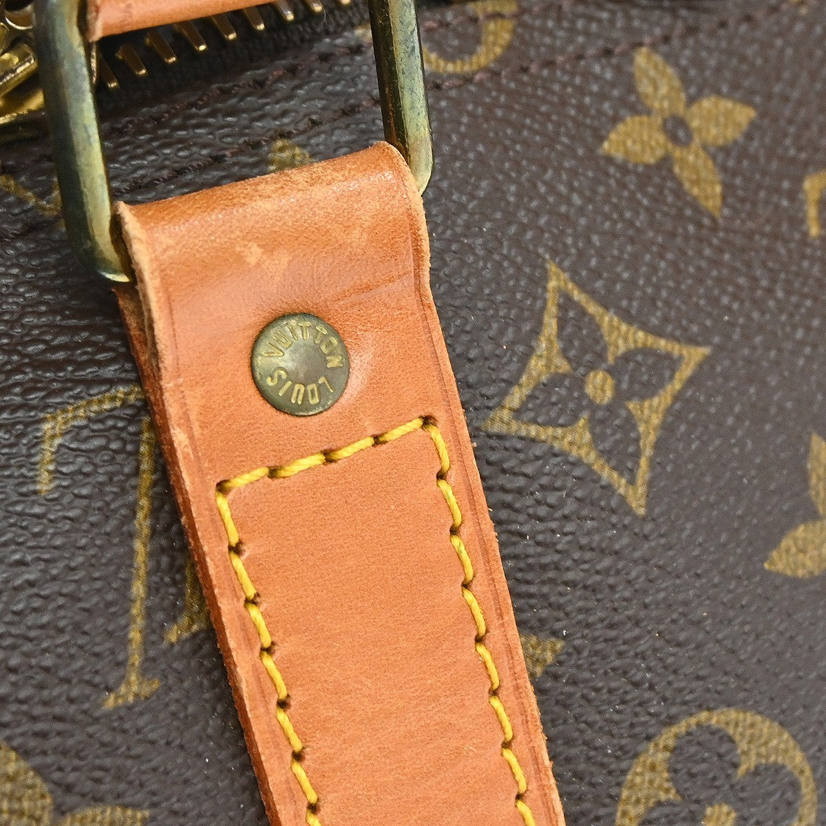 Louis Vuitton Keepall Monogram Canvas Brown Canvas Travel Bag Bag (Pre-Owned)