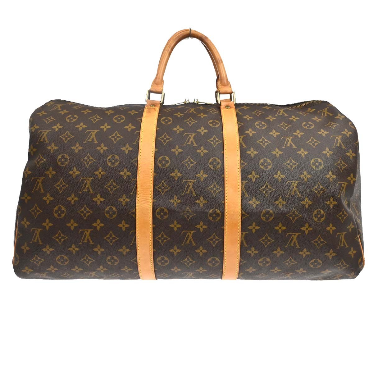 Louis Vuitton Keepall Monogram Canvas Brown Canvas Travel Bag Bag (Pre-Owned)