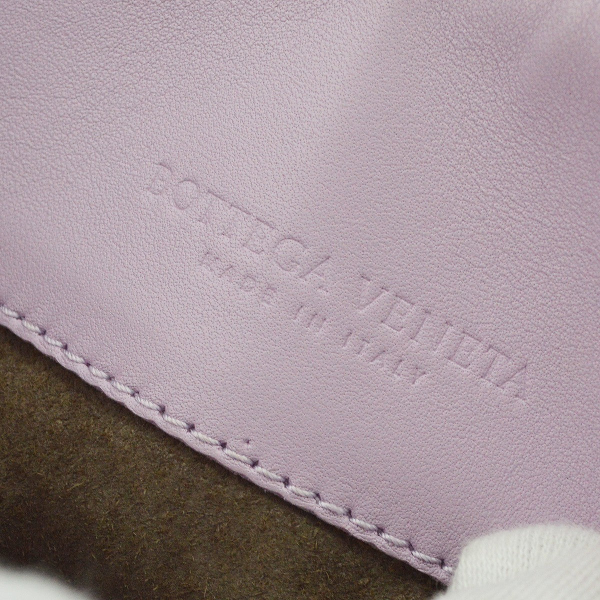 Bottega Veneta Olimpia Intrecciato Nappa Purple Leather Shoulder Bag Bag (Pre-Owned)