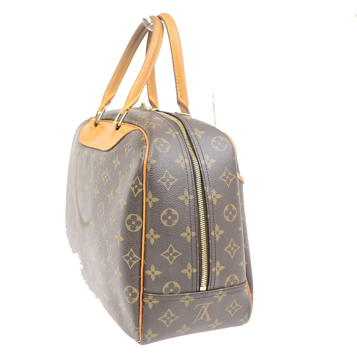 Louis Vuitton Deauville Monogram Canvas Brown Canvas Handbag (Pre-Owned)
