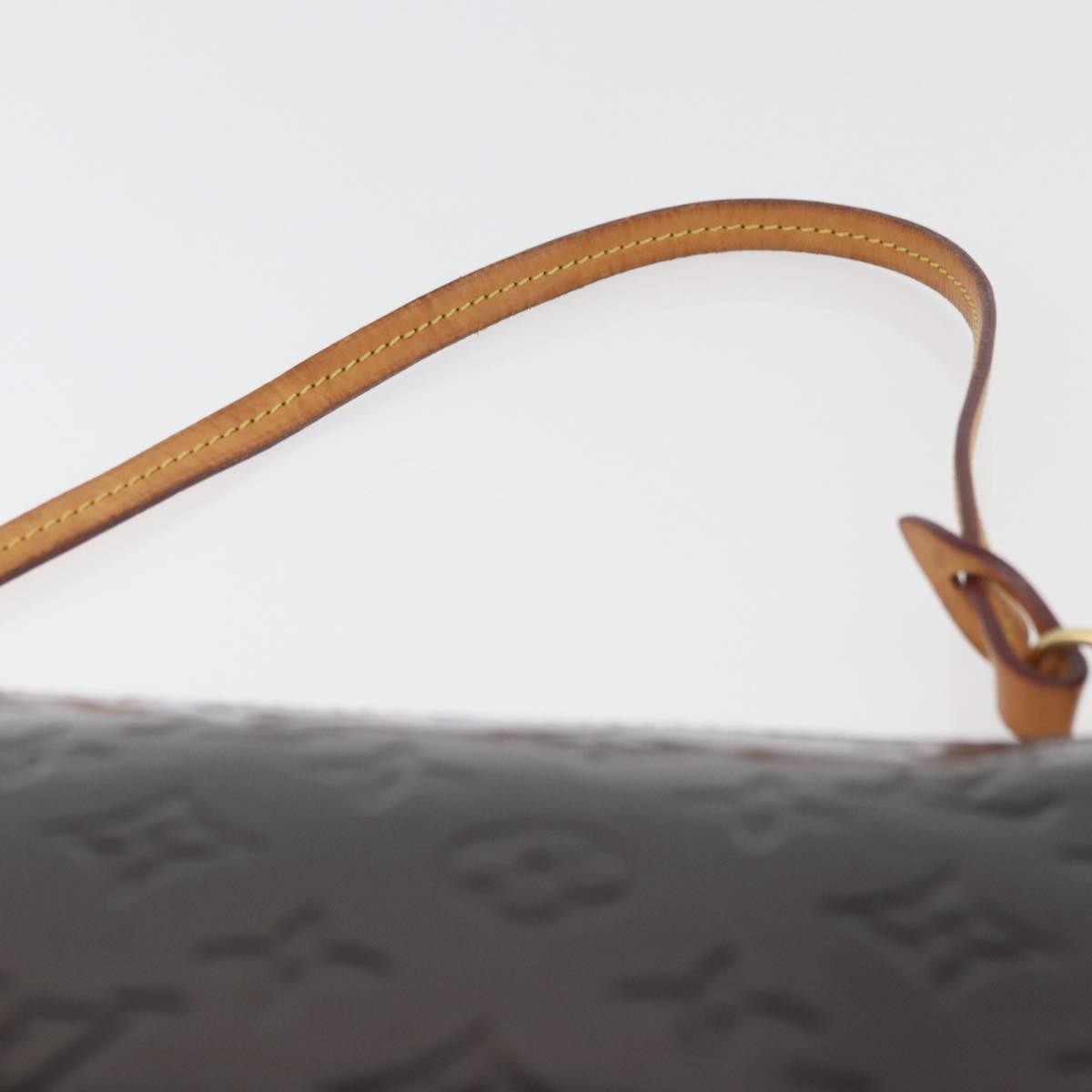 Louis Vuitton Lexington Pochette Monogram Vernis Brown Patent_Leather Clutche & Pouche Bag (Pre-Owned)