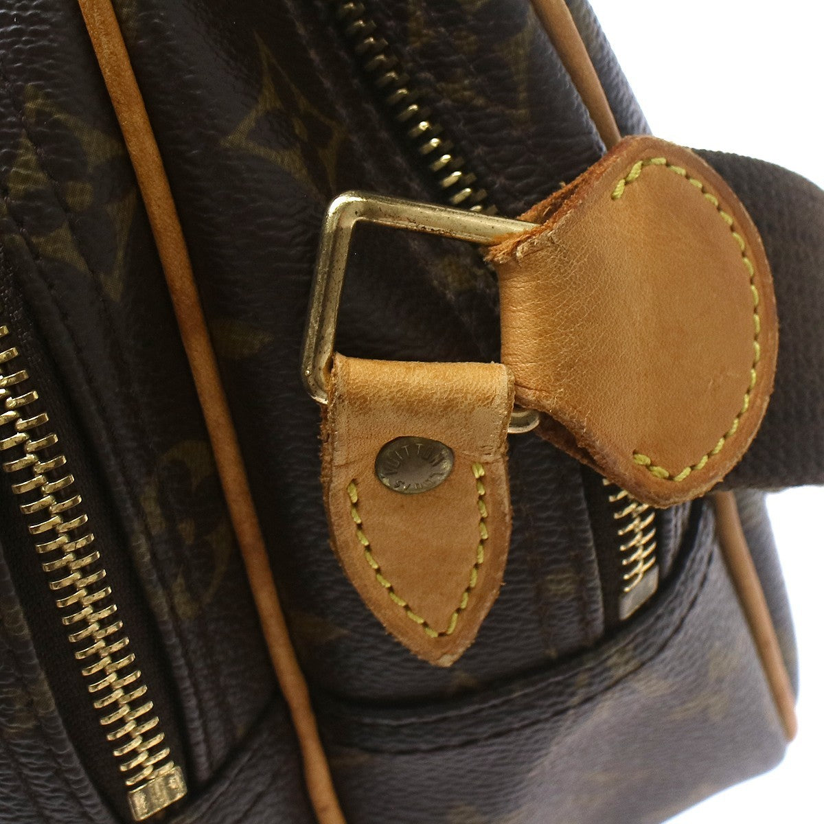 Louis Vuitton Reporter Monogram Canvas Brown Canvas Shoulder Bag Bag (Pre-Owned)