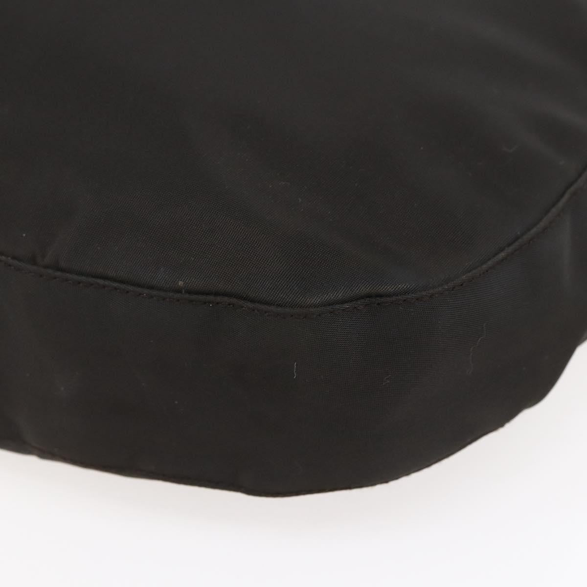 Prada Resin Chain Nylon Brown Nylon Shoulder Bag Bag (Pre-Owned)