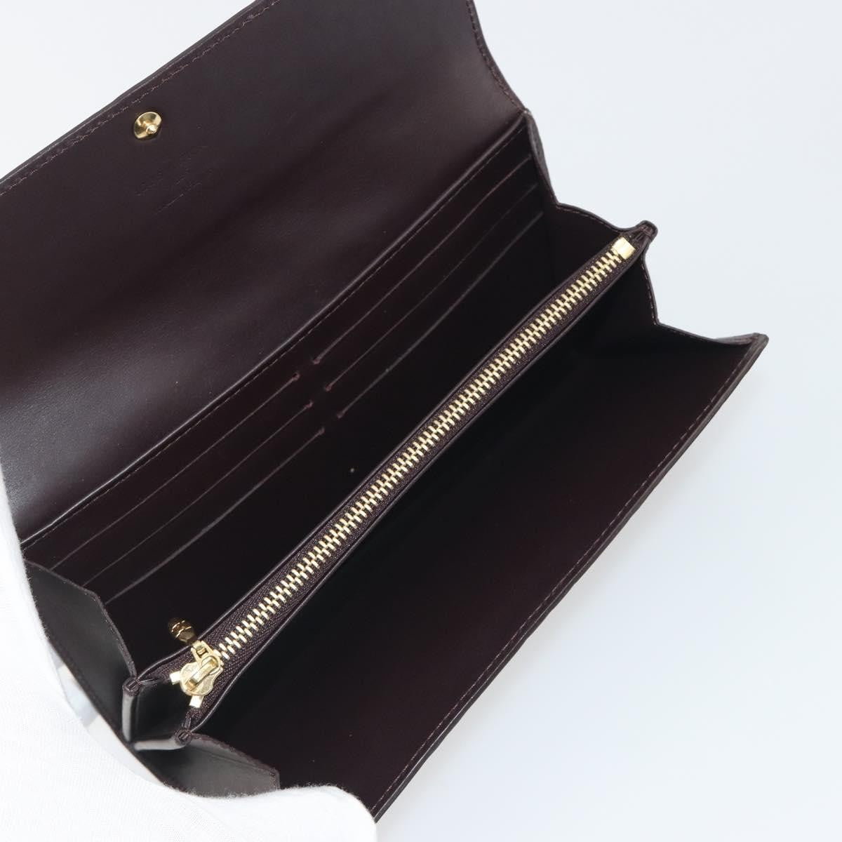 Louis Vuitton Sarah Monogram Vernis Burgundy Patent_Leather Clutche & Pouche Bag (Pre-Owned)