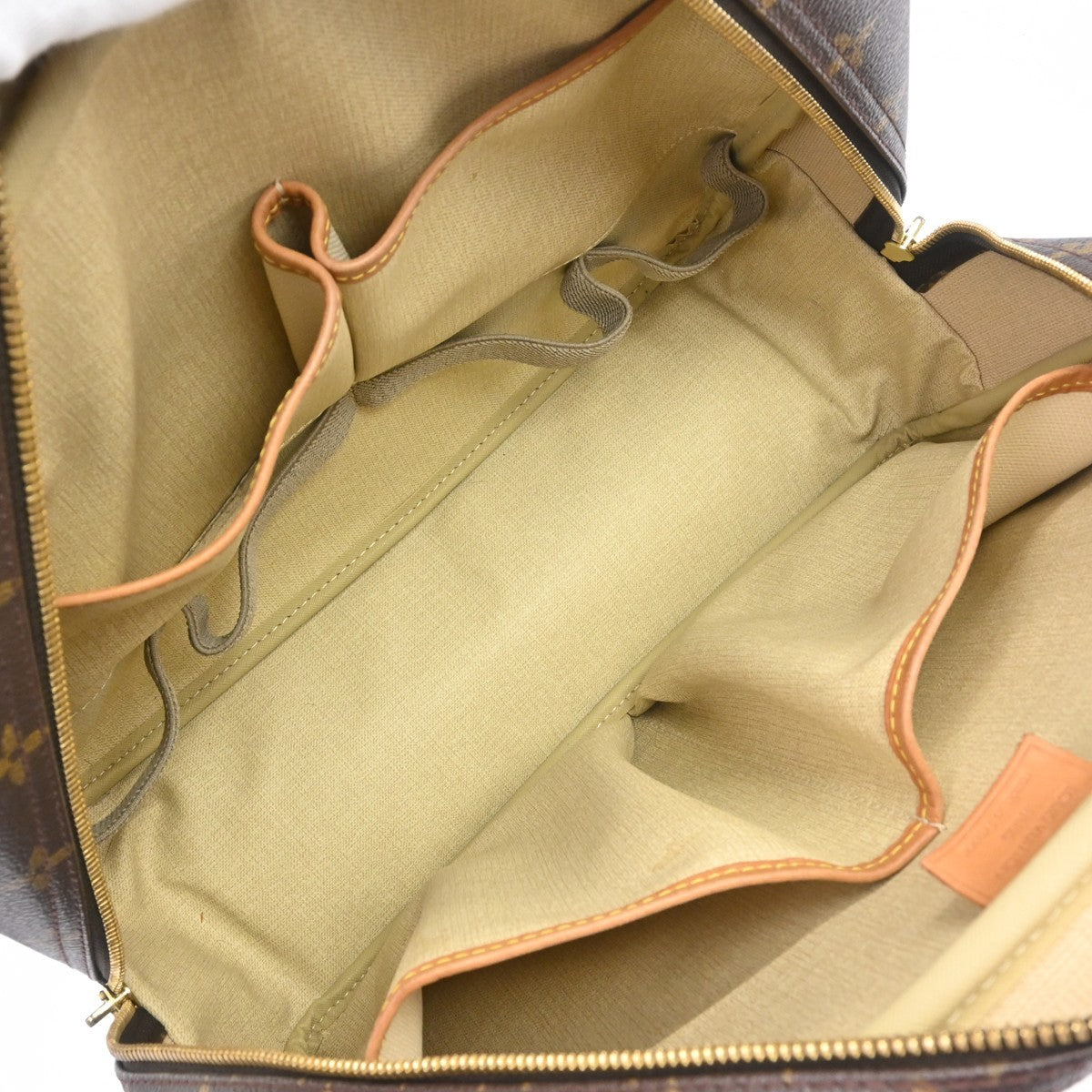 Louis Vuitton Deauville Monogram Brown Canvas Handbag (Pre-Owned)