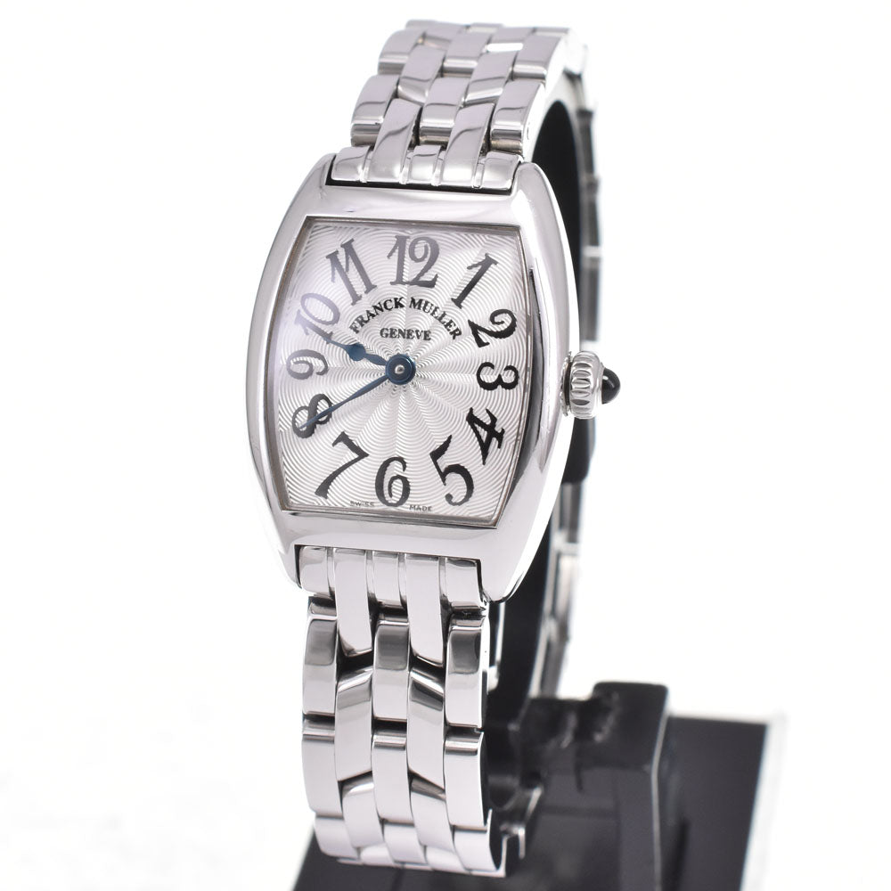 Franck Muller Cintree Curvex Quartz Stainless Steel Watch (Pre-Owned)
