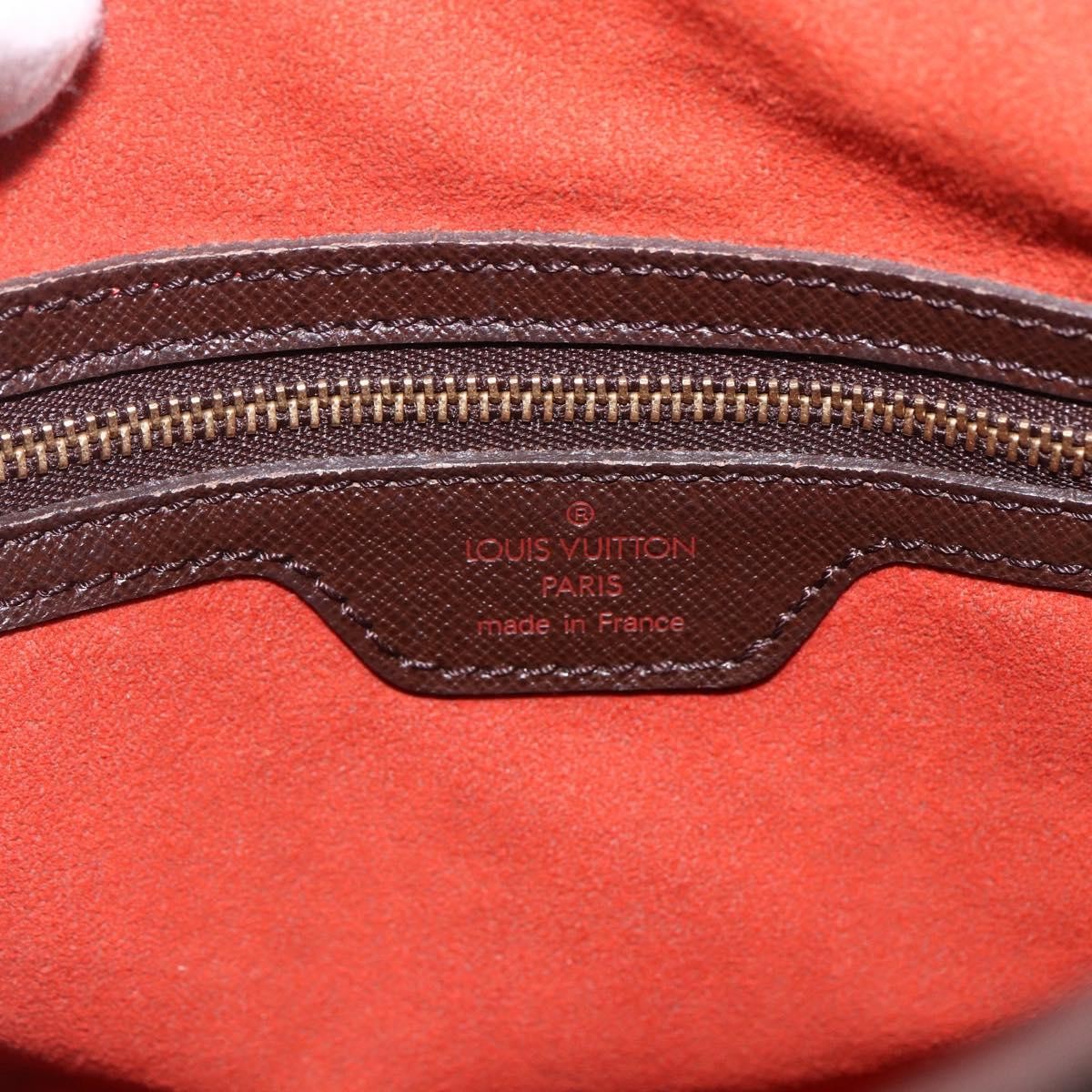 Louis Vuitton Marais Bucket Damier Ebene Brown Canvas Shoulder Bag Bag (Pre-Owned)