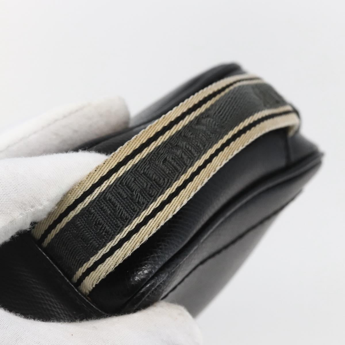 Salvatore Ferragamo Vintage Clutch Leather Black Leather Clutche & Pouche Bag (Pre-Owned)