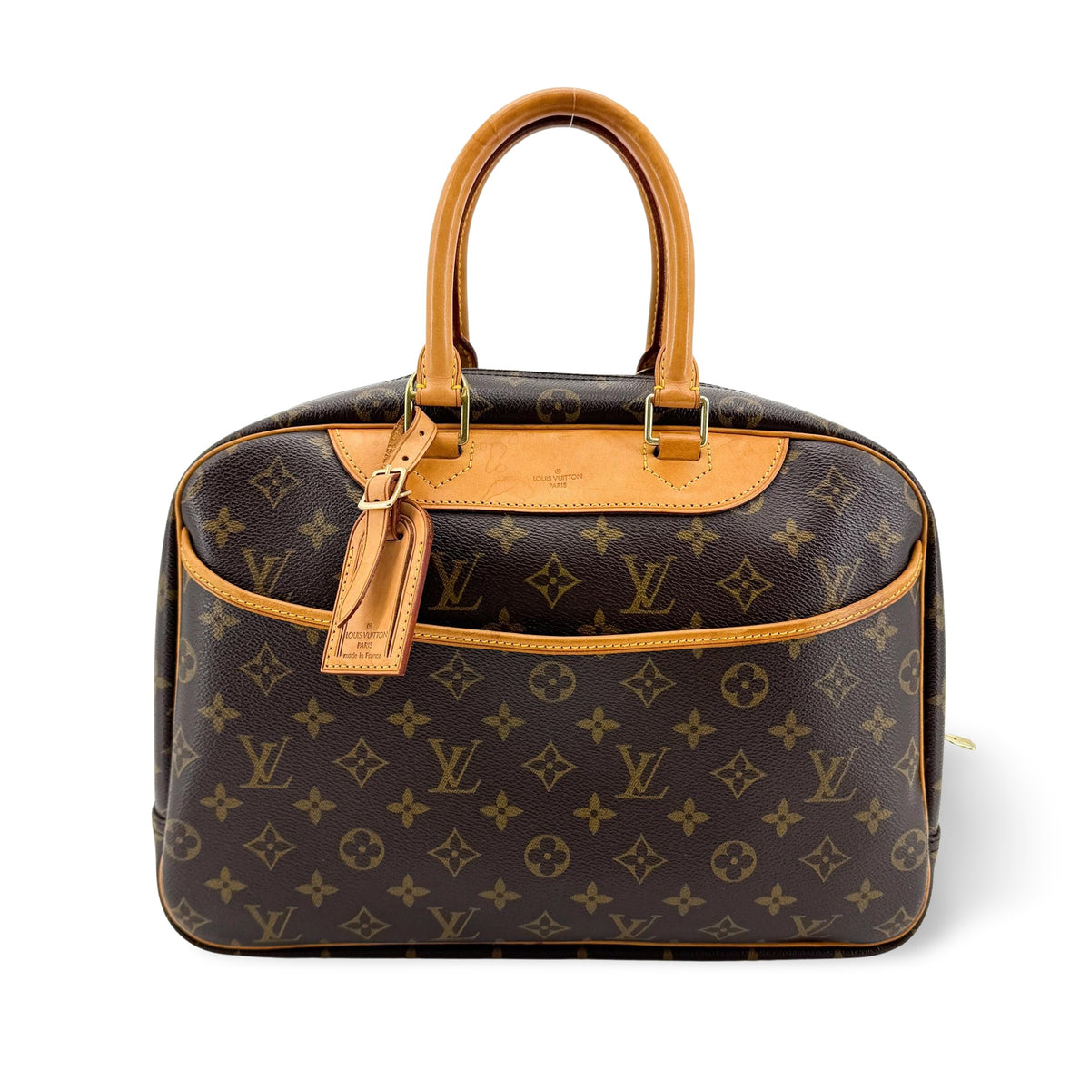 Louis Vuitton Trouville Monogram Canvas Brown Canvas Handbag (Pre-Owned)